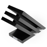 Magnetic Knife Log with six positions in black beech