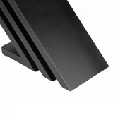 Magnetic Knife Log with six positions in black beech