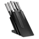 Magnetic Knife Log with six positions in black beech