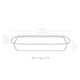 ROASTING PAN 14X11X3 INCH