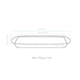 ROASTING PAN 13.5X11X1 INCH
