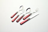 Cutlery Set 5 Pcs Ginevra Bordeaux