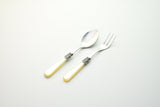 2 Pcs Serving Set Ginevra Ivory