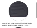 Black Palm Mitten Silicone and Cotton